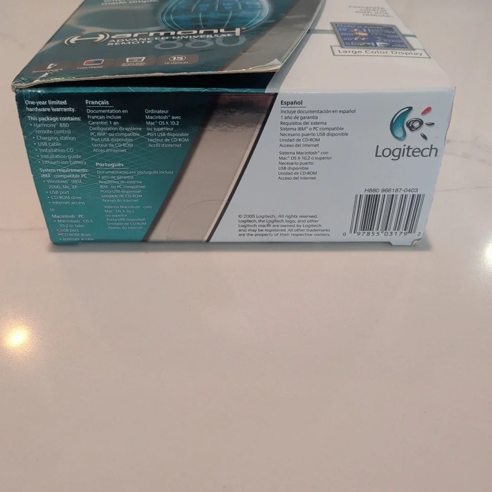 Logitech Harmony 880 Advanced Universal Remote Control NEW